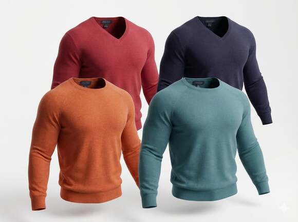 Brooks Brothers Other - Lot of 4 Brooks Brothers 100% Pure Cashmere Sweaters Mens XL V-Neck & Crewneck
